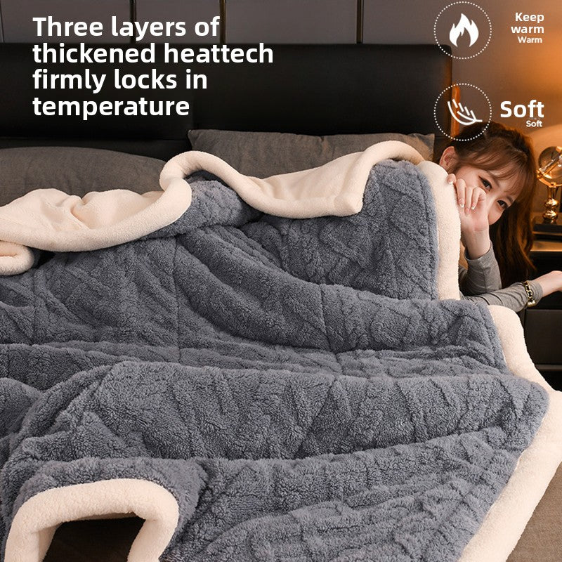 Thickened Winter Taffeta Fleece Blanket