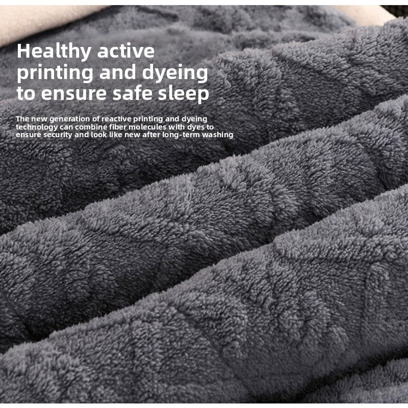Thickened Winter Taffeta Fleece Blanket